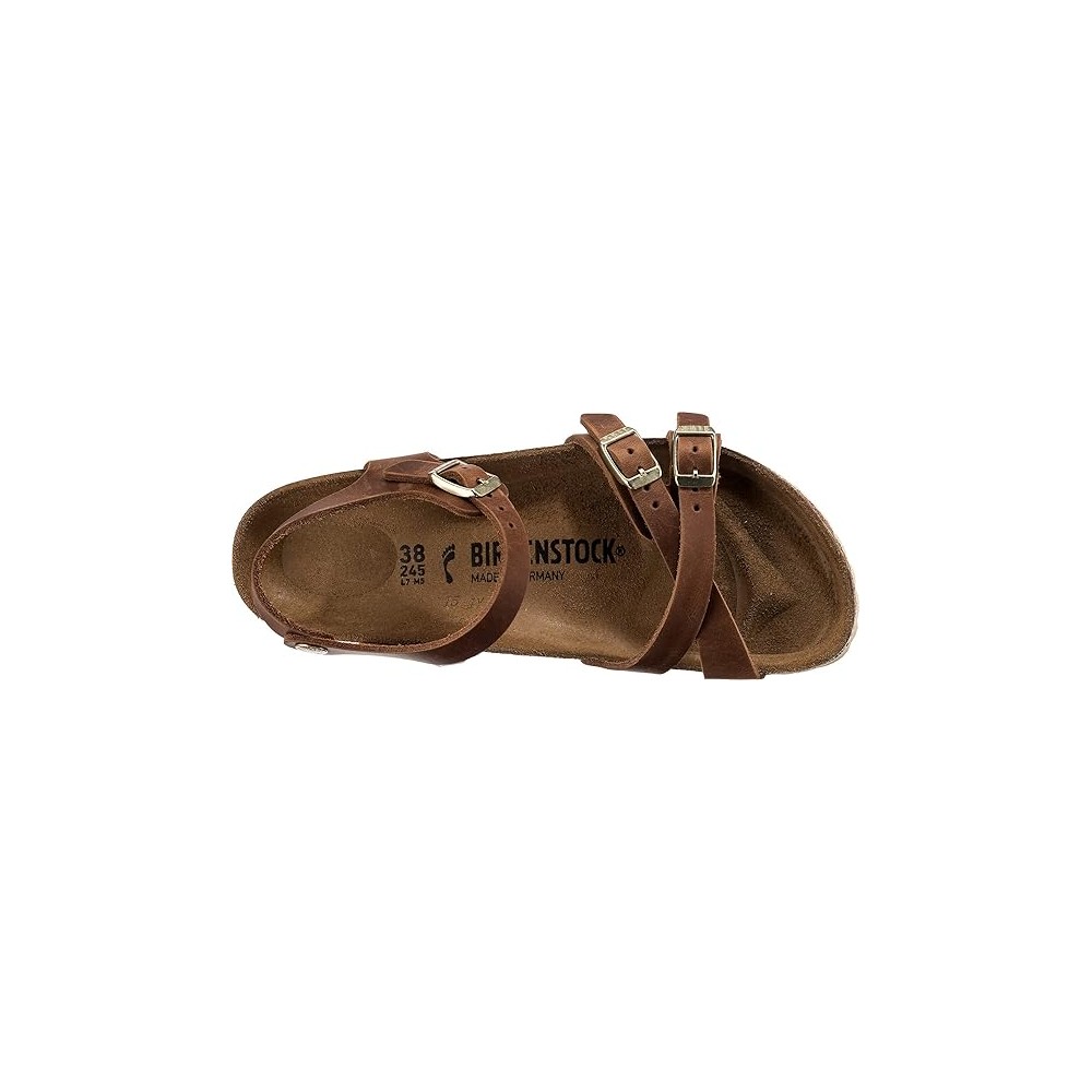 KUMBA BIRKENSTOCK SANDALO COGNAC DONNA