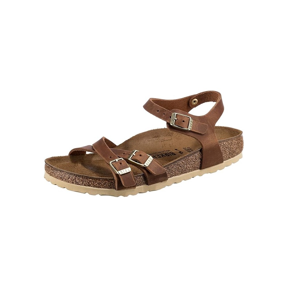 KUMBA BIRKENSTOCK SANDALO COGNAC DONNA
