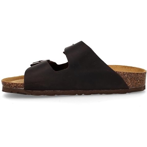 BIONATURA 11THESI-IE-CHCF col.HORSE CAFFE' ciabatta doppia fascia UOMO