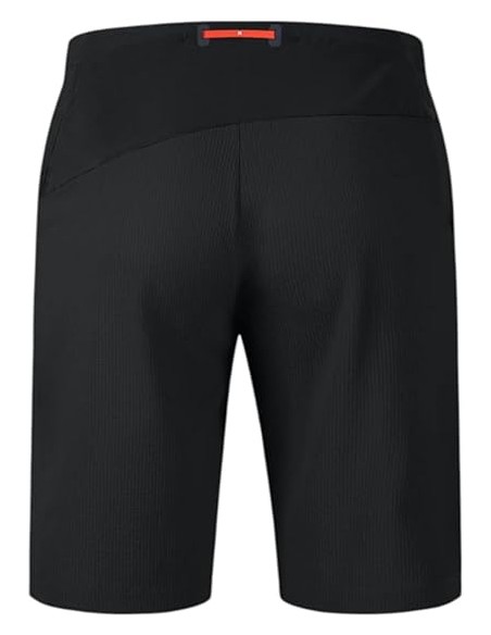 MONTURA Pantaloncini da bermuda da uomo in materiale riciclato, leggeri, traspiranti NERO