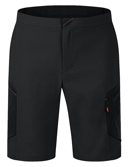 MONTURA Pantaloncini da bermuda da uomo in materiale riciclato, leggeri, traspiranti NERO