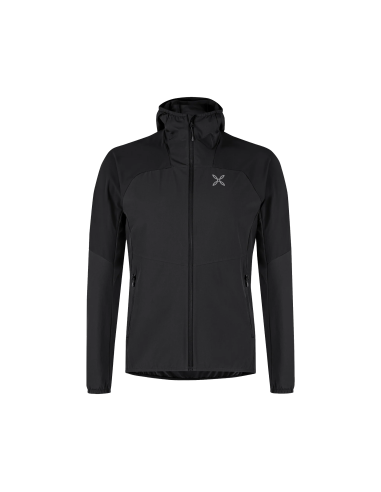 GIACCA SISE HODODED MONTURA UOMO NERA REGULAR FIT