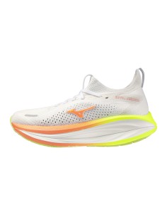 SCARPA MIZUNO RUNNING NEO VISTA 3 DONNA WHITE ORANGE LIME