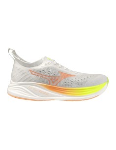 SCARPA RUNNING MIZUNO NEO ZEN 2 WHITE ORANGE LIME DONNA