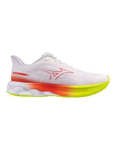 SCARPA MIZUNO SKYRISE 7 UOMO BIANCO ARANCIO LIME
