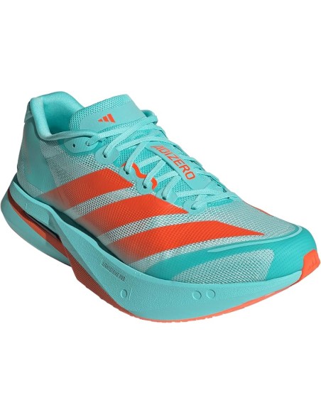 SCARPA ADIDAS ADIZERO BOSTON 13 M AZZURRO ARANCIO UOMO