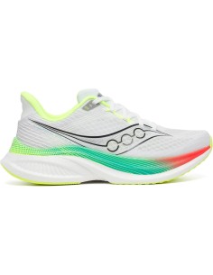SCARPA RUNNING SAUCONY UOMO ENDORPHIN speed 5 WHITE MULTI...