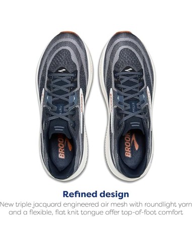 SCARPE RUNNING BROOKS GHOST 18 NAVY BLAZER RED...