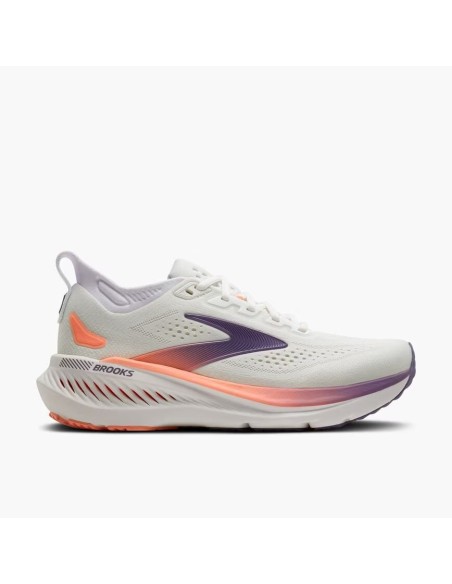 SCARPA RUNNING BROOKS GLYCERIN GT23 DONNA WHITE MULLED GRAPE CLEAR