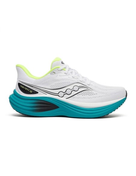 SCARPE SAUCONY TRIUMPH 24 UOMO WHITE TRANQUIL BLAC