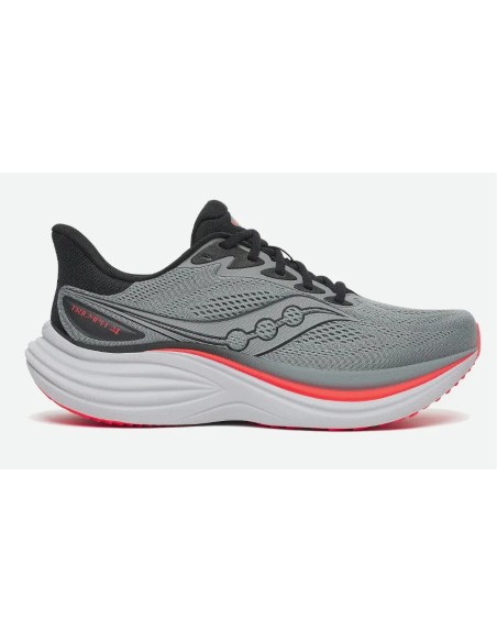 SCARPA RUNNING SAUCONY TRIUMPH 24 CINDER BLACK UOMO