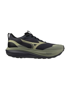 SCARPA RUNNING MIZUNO WAVE RIDER GTX BLACK GREEN UOMO